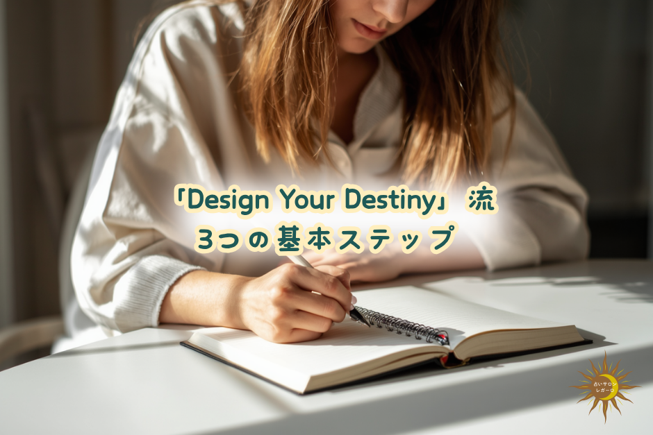 「Design Your Destiny」流・3つの基本ステップ